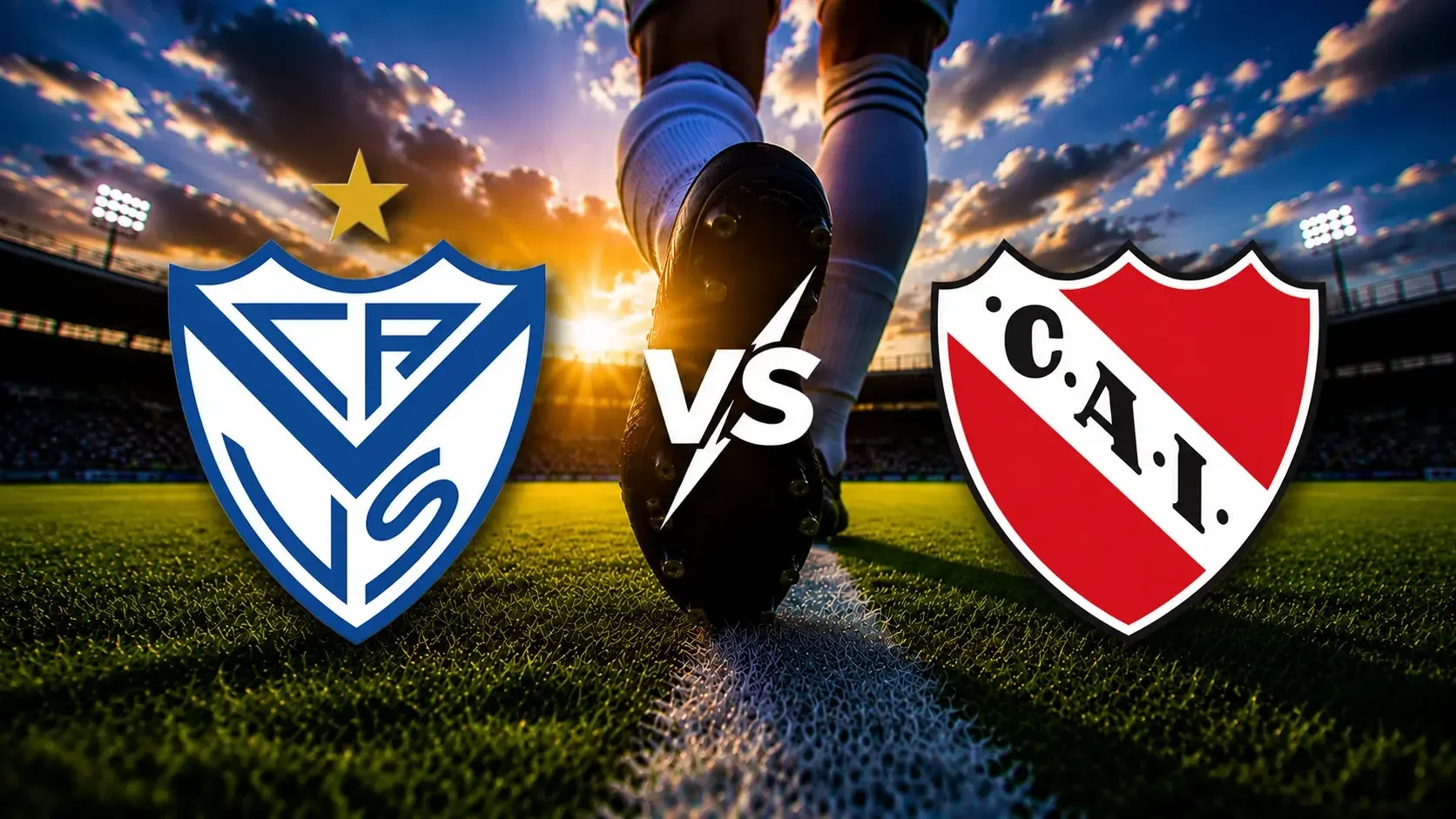 Predicción del partido Vélez Sarsfield contra Independiente de la Liga Argentina. 