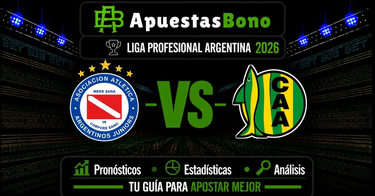 Predicción Argentinos Juniors contra Aldosivi por la Liga Profesional 2026