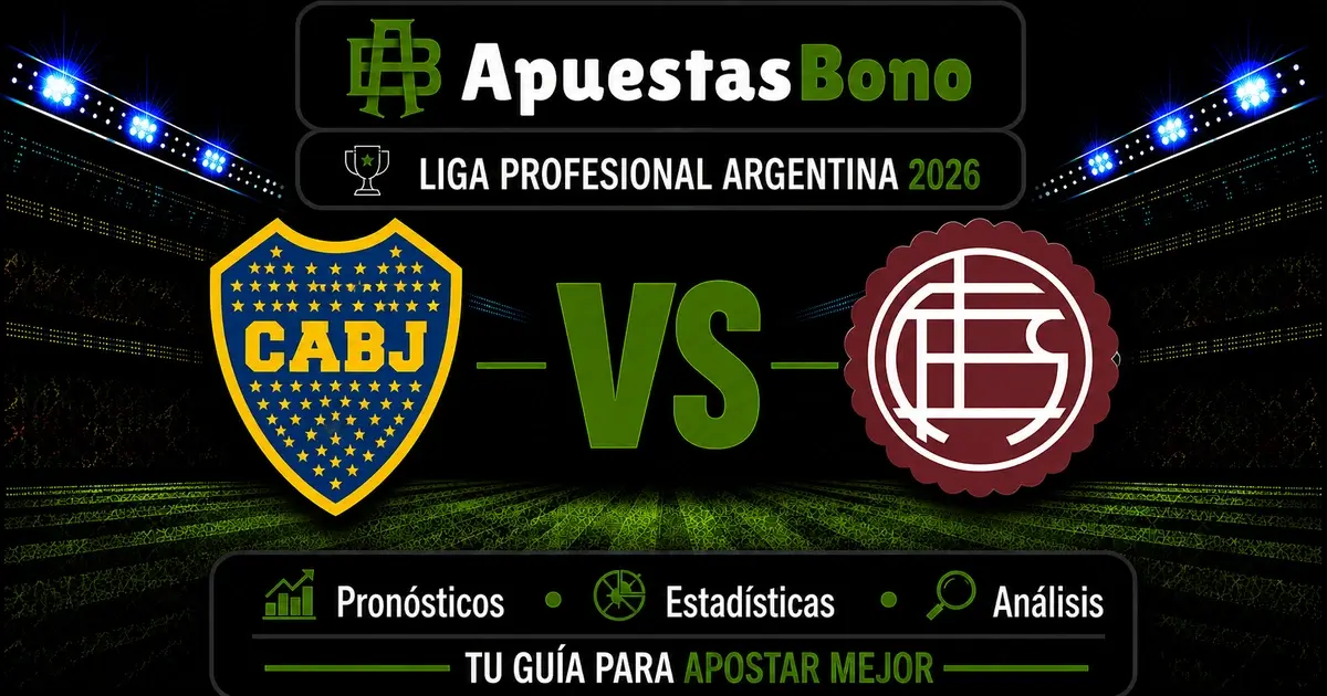 Predicción Boca Juniors contra Lanús por la Liga Profesional 2026