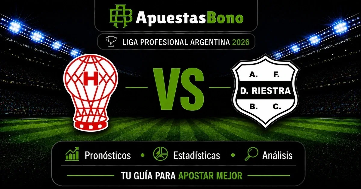 Predicción de Huracán contra Deportivo Riestra por la Liga Profesional 2026