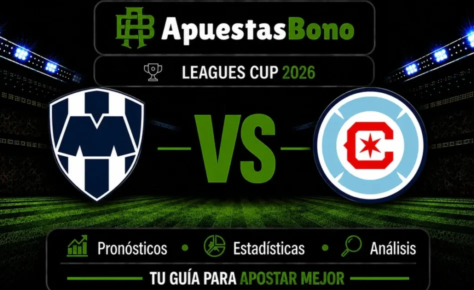 Predicción y análisis de Monterrey contra Chicago -Torneo Leagues Cup. Cuartos de Final- 25 de Agosto (19:30 hora local)