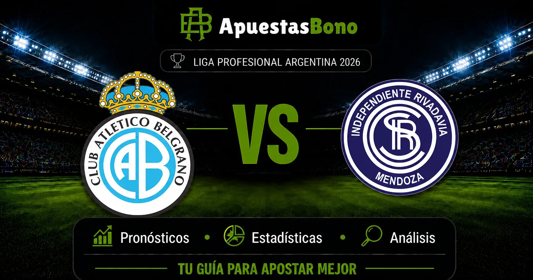 Predicción Belgrano contra Independiente Rivadavia por la Liga Profesional 2026