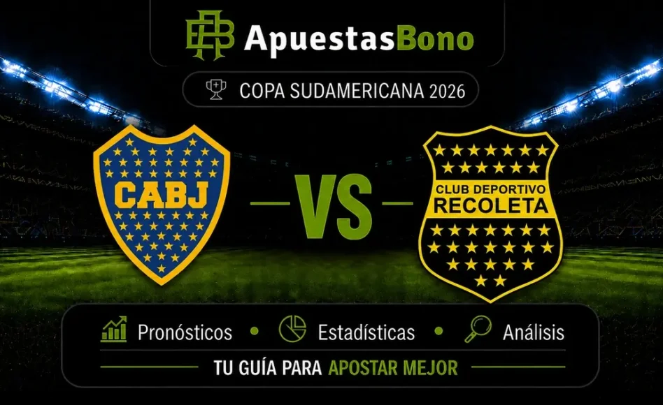 Predicción Boca Juniors contra Deportivo Recoleta –Copa Sudamericana 2026– 11 de Agosto (18:00 hora local)