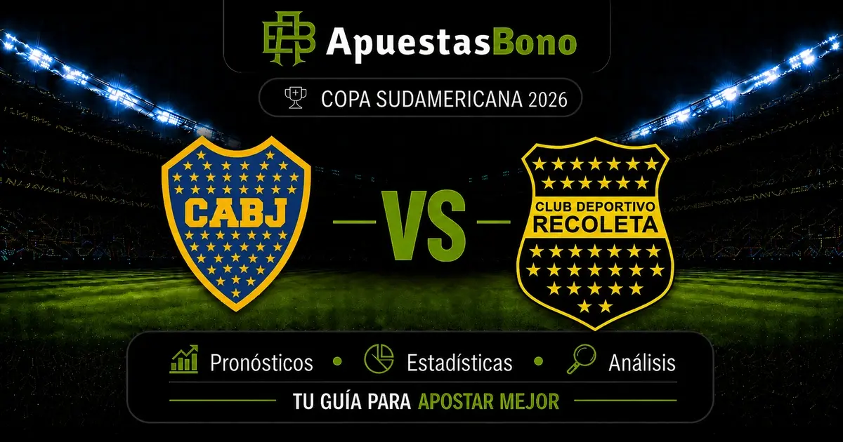 Predicción Boca Juniors contra Deportivo Recoleta por la Copa Sudamericana 2026