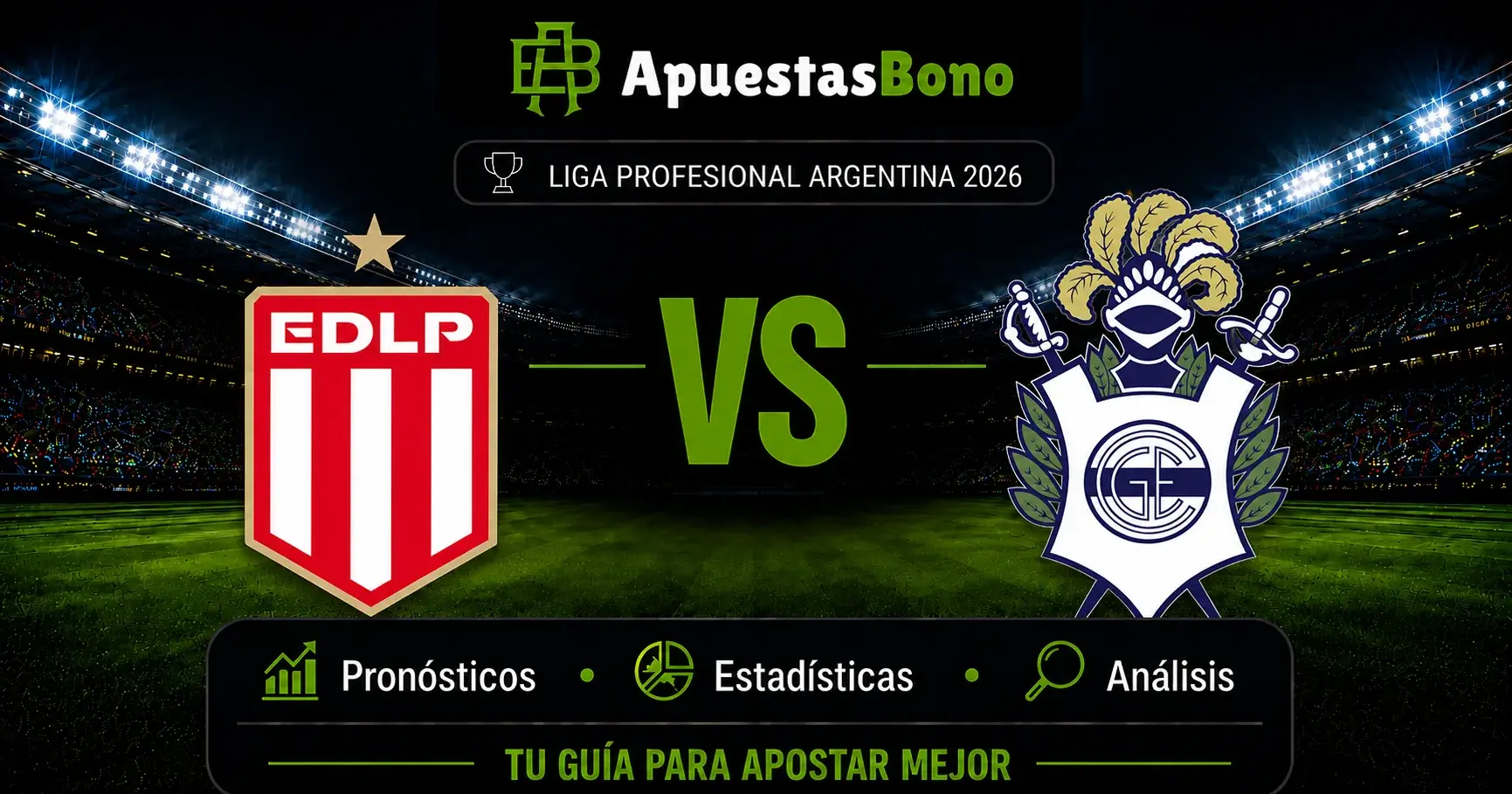 Predicción Estudiantes LP contra Gimnasia por la Liga Profesional 2026