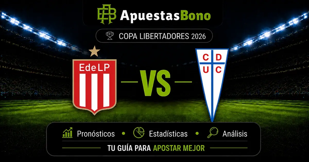 Predicción Estudiantes de La Plata contra Universidad Católica por la Copa Libertadores 2026
