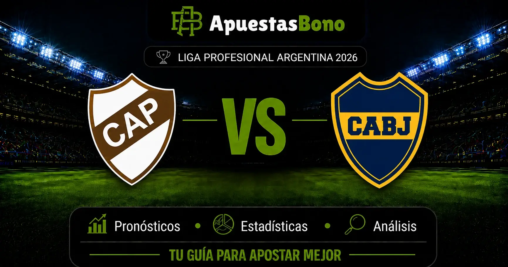 Predicción Platense contra Boca Juniors por la Liga Profesional 2026