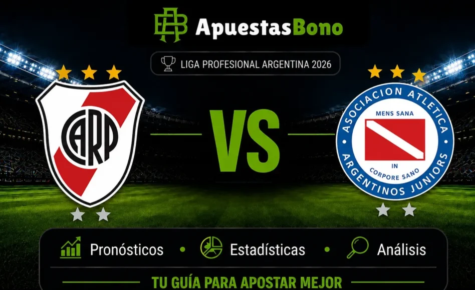 Predicción River Plate contra Argentinos Juniors –Liga Profesional Clausura 2026– 16 de Agosto (18:00 hora local)