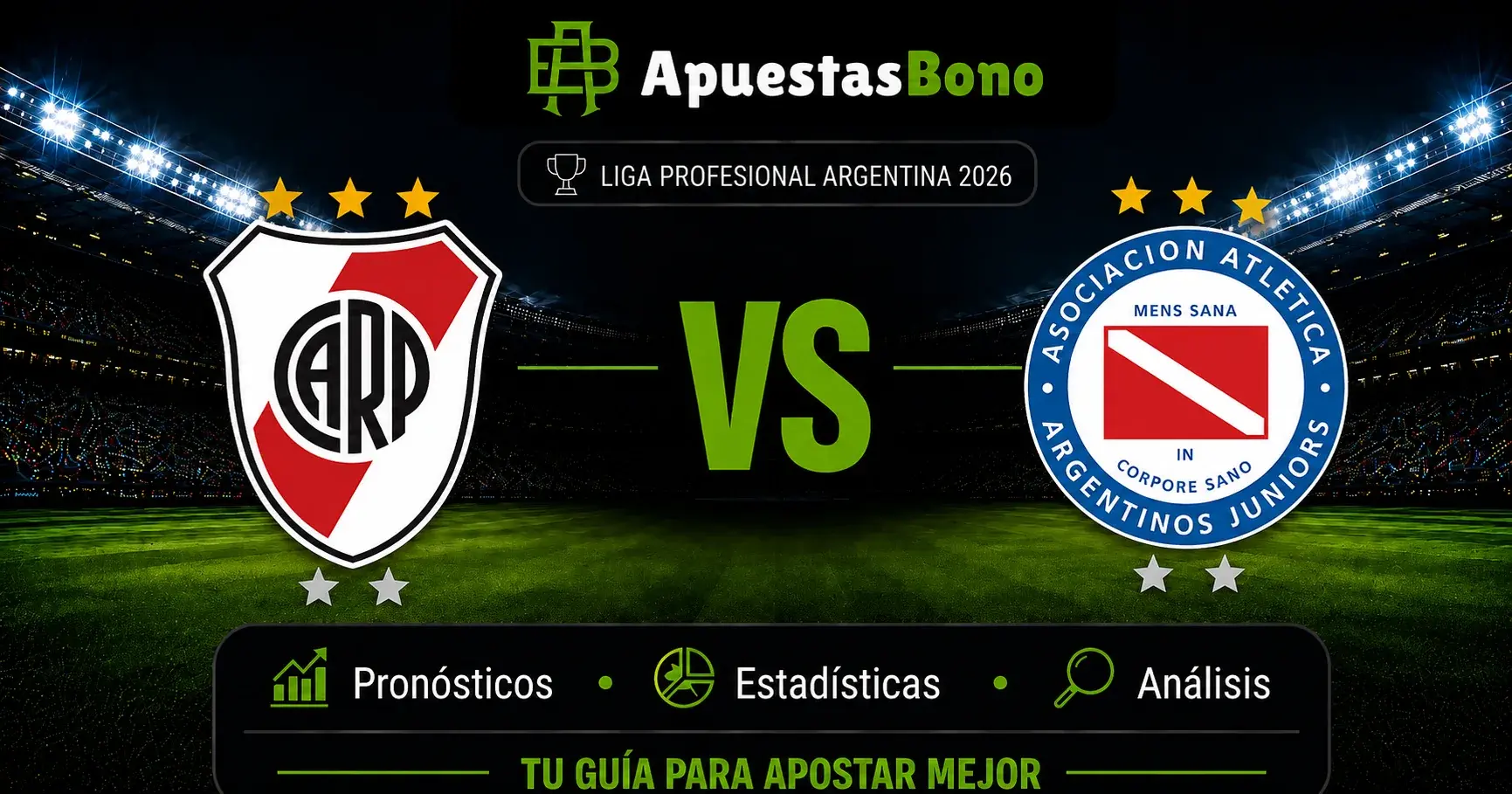 Predicción River Plate contra Argentinos Juniors por la Liga Argentina