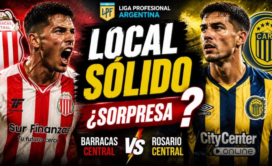 Pronóstico Barracas Central vs Rosario Central — Barracas Central +0.0 @1.90