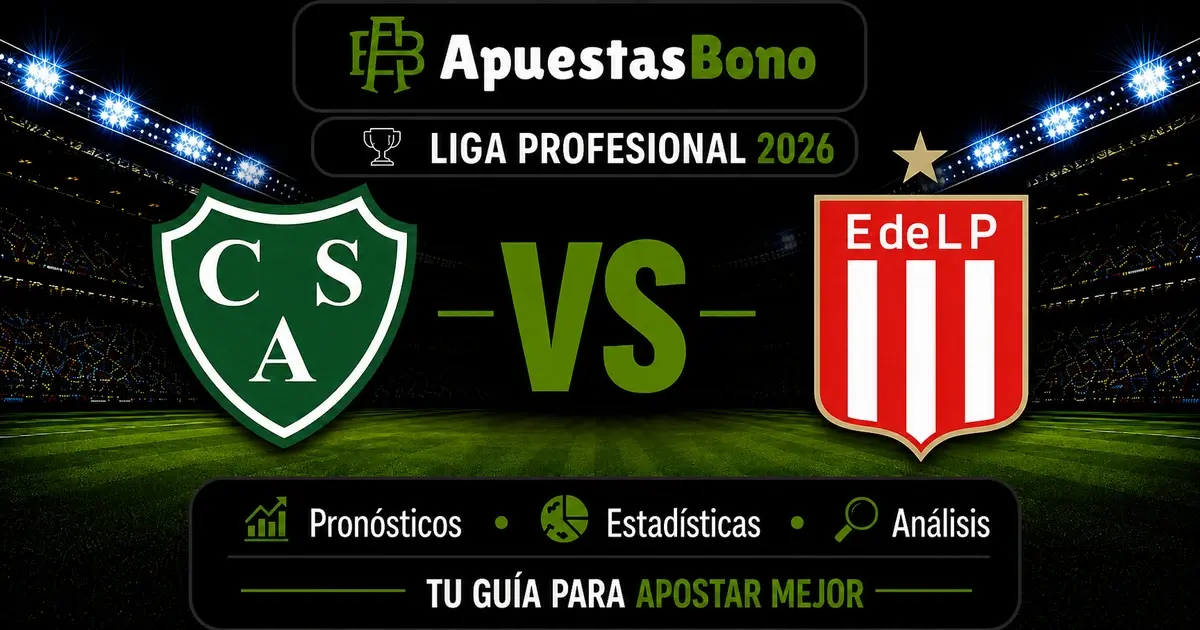 Predicción Sarmiento contra Estudiantes LP - Liga Profesional 2026