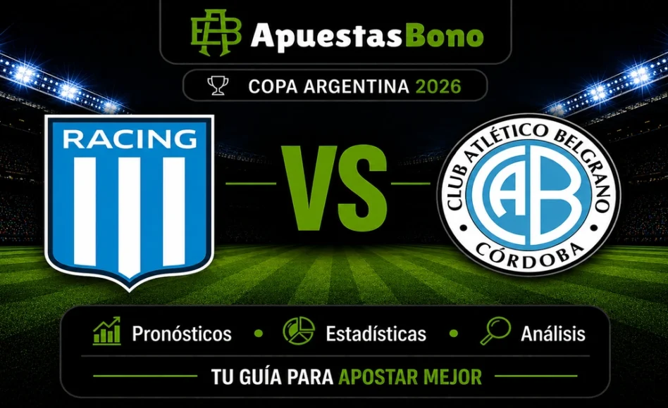 Predicción y análisis de Racing Club contra Belgrano –Copa Argentina 2026– 19 de Agosto (19:15 hora local)
