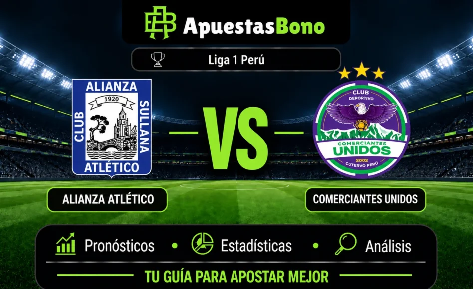 Predicción y análisis de Alianza Atlético contra Comerciantes Unidos -Liga 1 Perú- 18 de septiembre de 20261 (15:00 horas)