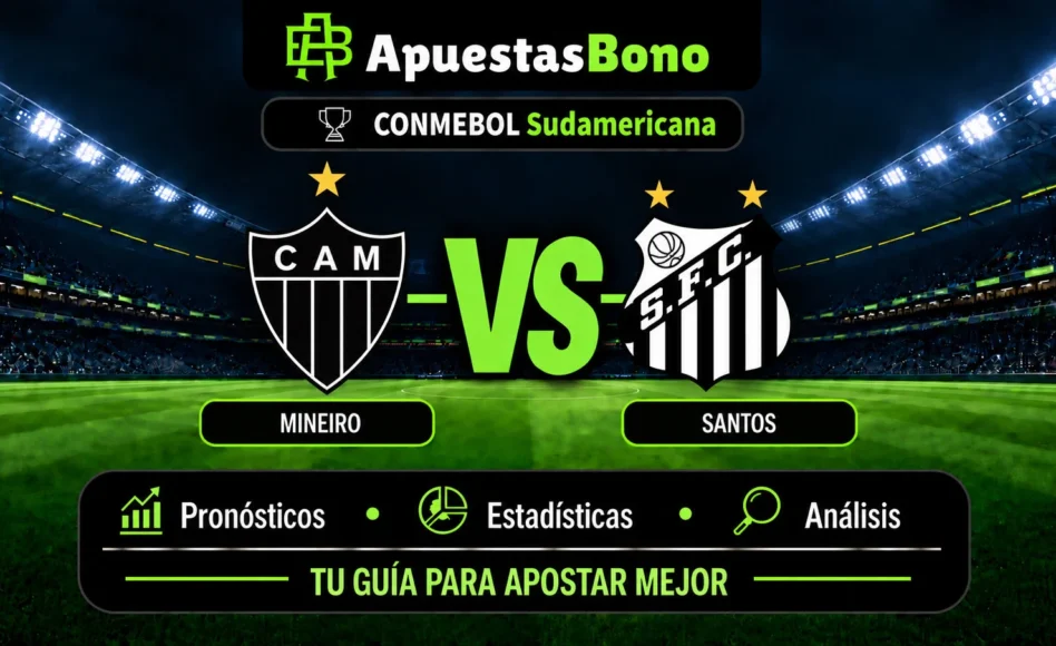 Predicción y análisis de Atlético Mineiro contra Santos –Copa Sudamericana 2026– 16 de septiembre (19:00 hora local)