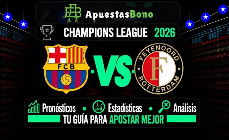 Predicción y análisis de Barcelona contra Feyenoord –Champions League– 9 de septiembre de 2026 (18:45 horas)