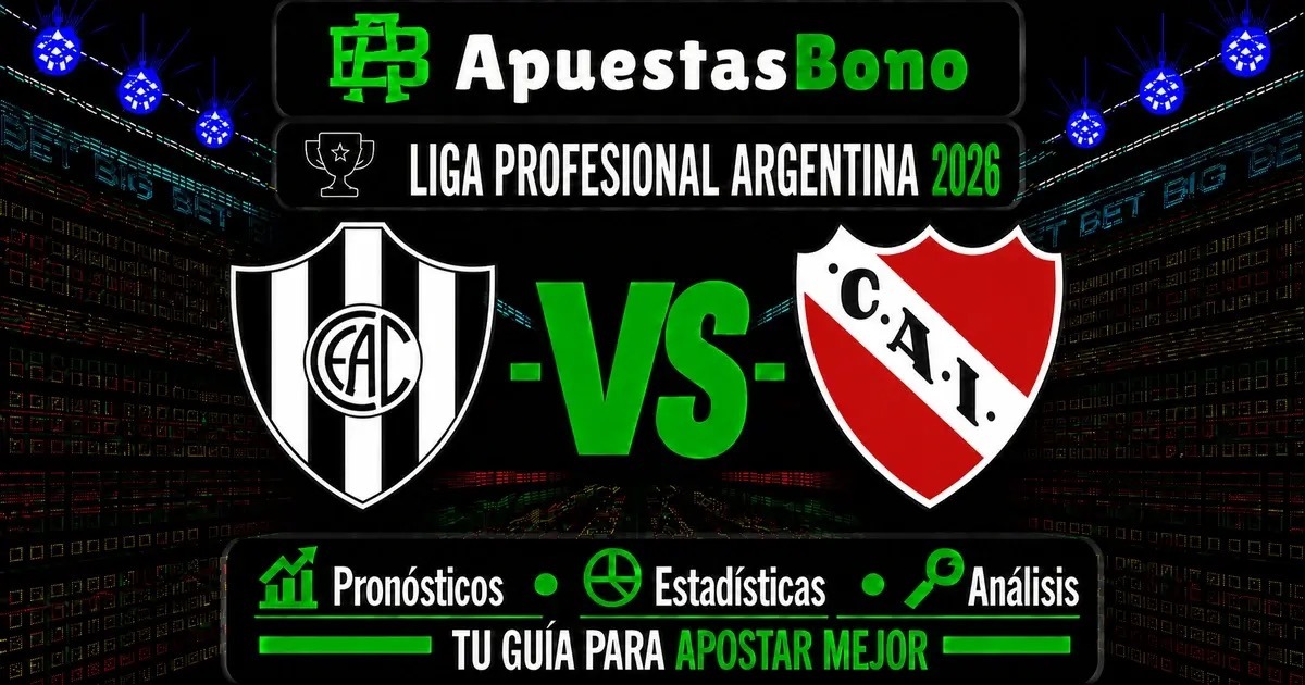Predicción Central Córdoba contra Independiente por la Liga Profesional 2026.