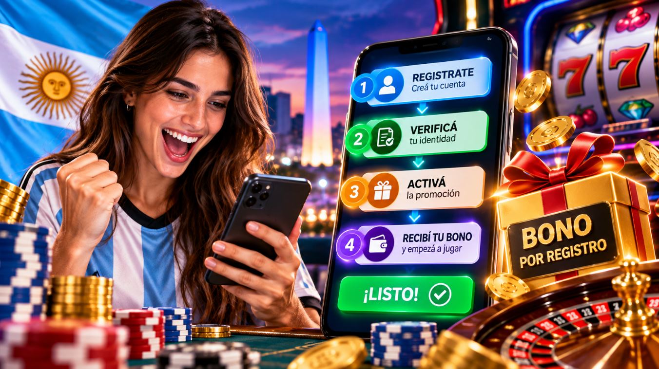 Cómo conseguir un bono por registro en Argentina
