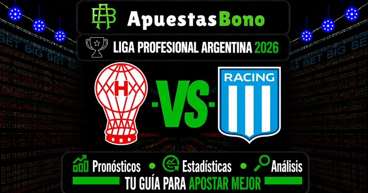 Predicción de Huracán contra Racing Club por la Liga Profesional 2026 