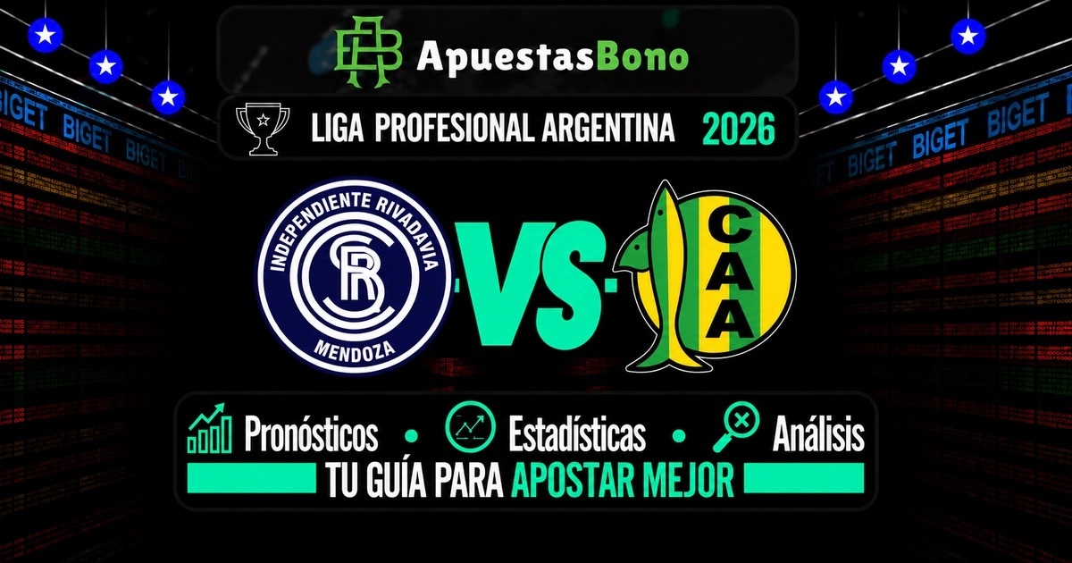 Predicción Independiente Rivadavia contra Aldosivi por la Liga Profesional 2026 con análisis, picks y cuotas del partido.