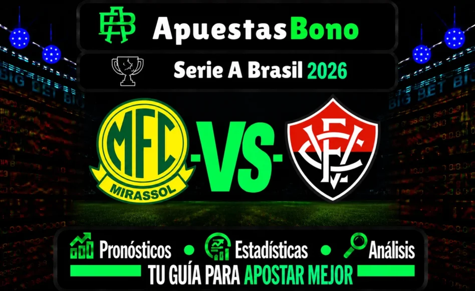 Predicción y análisis de Mirassol contra Vitória –Liga Brasil 2026– 13 de septiembre (16:00 hora local)