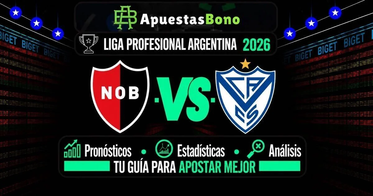 Predicción Newell 's contra Vélez Sarsfield por la Liga Argentina.