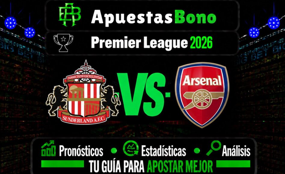 Predicción y análisis de Sunderland vs Arsenal – Premier League, 13 de septiembre de 2026, 15:00 CET
