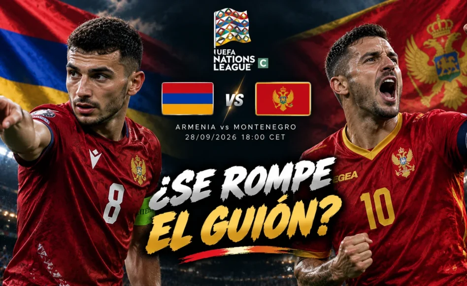 Pronóstico Armenia vs Montenegro – Más de 2.25 goles @1.97