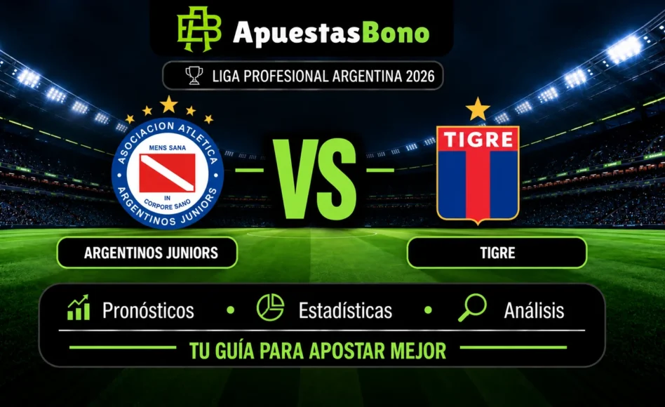 Predicción y análisis de Argentinos Juniors contra Tigre –Liga Argentina 2026– 4 de Octubre (19:15 hora local)