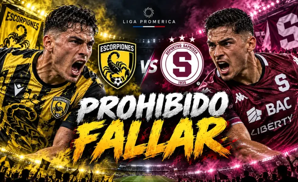 Pronóstico Escorpiones vs Saprissa – Saprissa gana @1.52