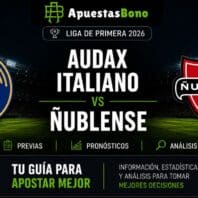 ApuestasBono Chile Liga De Primera Audax Italiano vs Nublense