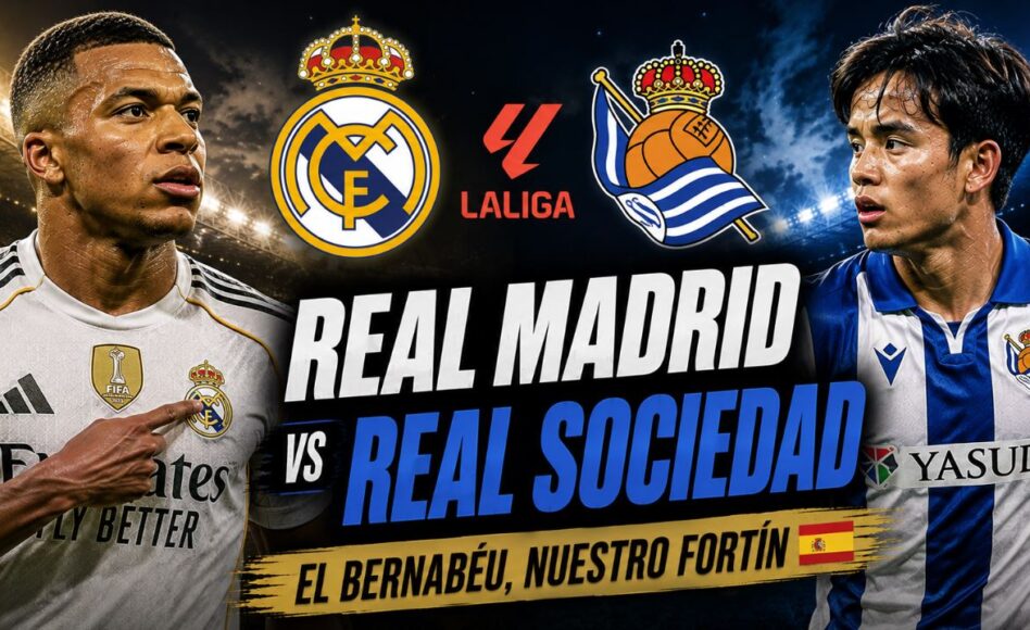 Pronóstico Real Madrid vs Real Sociedad – Real Madrid -1.5 @1.91
