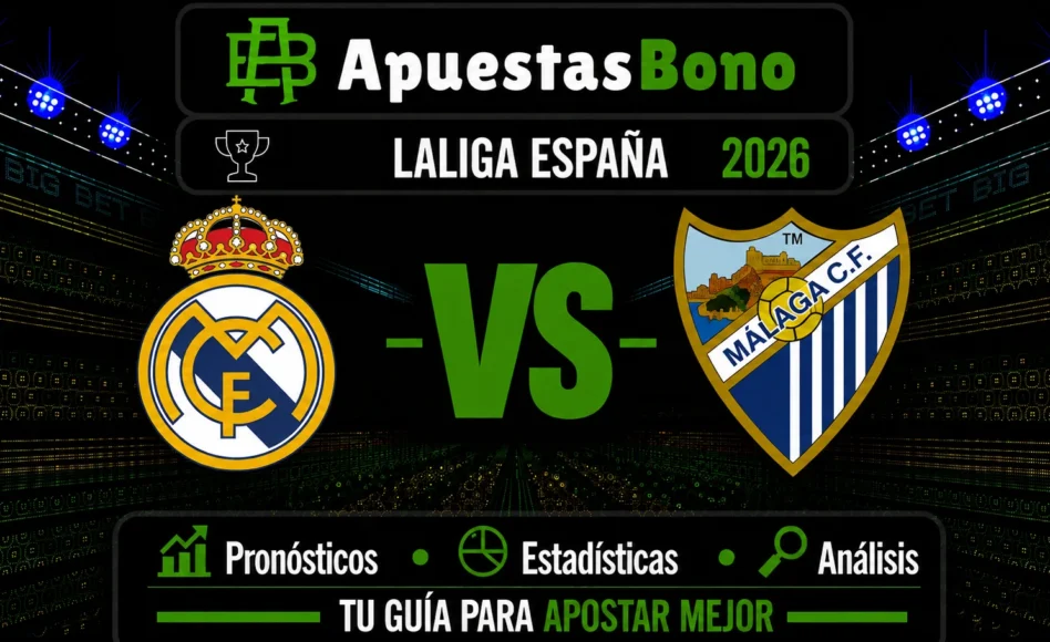Predicción y análisis de Real Madrid contra Málaga -LaLiga- 30 de Agosto de 2026 (17:00 horas)