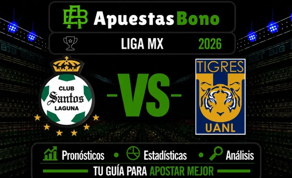 Predicción y análisis de Santos contra Tigres -Torneo Liga MX Primera División- 29 de Agosto (21:10 hora local)