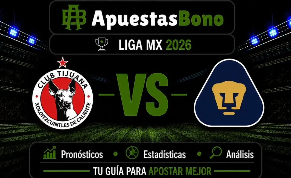 Predicción y análisis de Tijuana contra Pumas UNAM -Torneo Liga MX Primera División- 28 de Agosto (20:10 hora local)