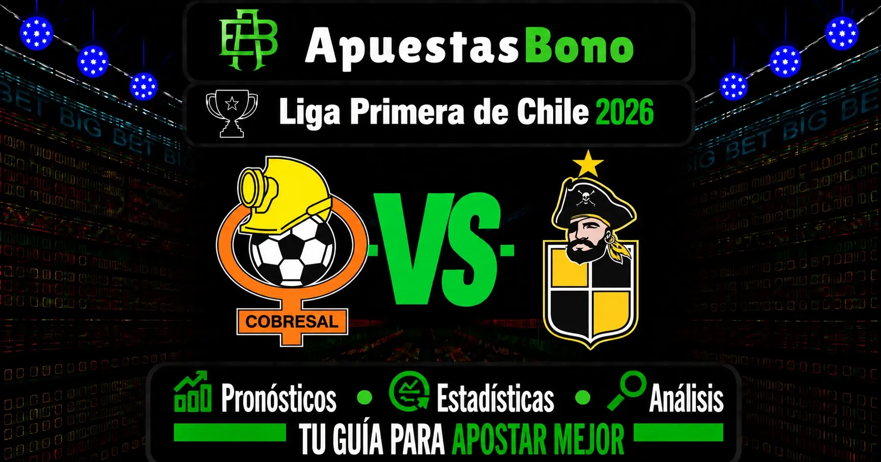 Predicción Cobresal contra Coquimbo Unido por la Liga de Primera 2026.