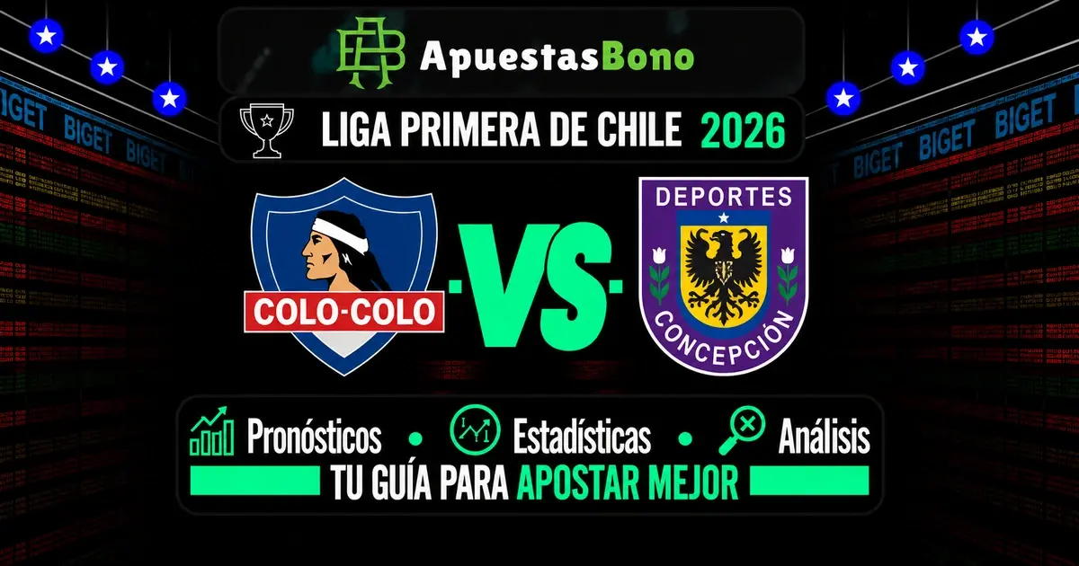 Predicción Colo-Colo contra Deportes Concepción por la Liga de Primera 2026.