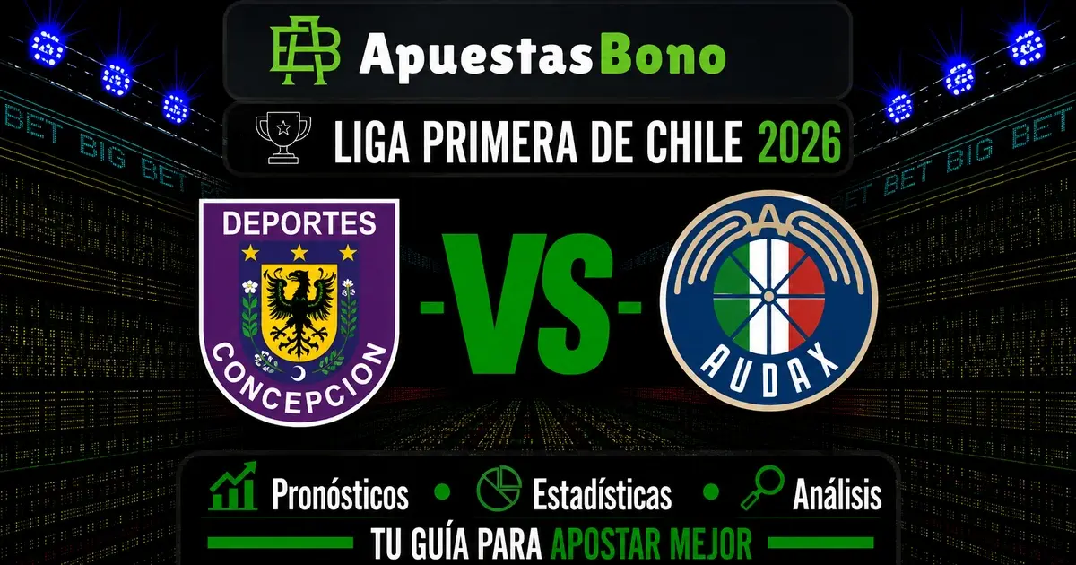 Predicción Deportes Concepción contra Audax Italiano por la Liga de Primera 2026.