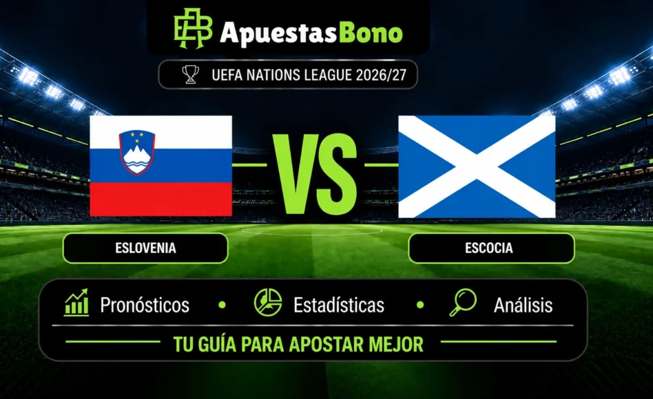 Predicción y análisis de Eslovenia contra Escocia –UEFA Nations League B– 26 de Septiembre de 2026 (15:00 CET)