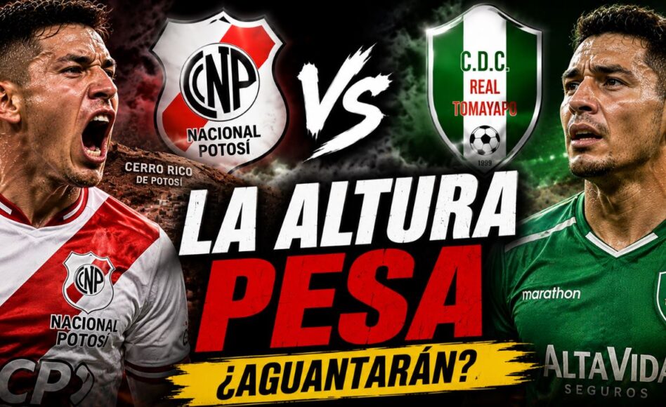 Pronóstico Nacional Potosi vs Real Tomayapo — Nacional Potosi HA -1.25 @1.89