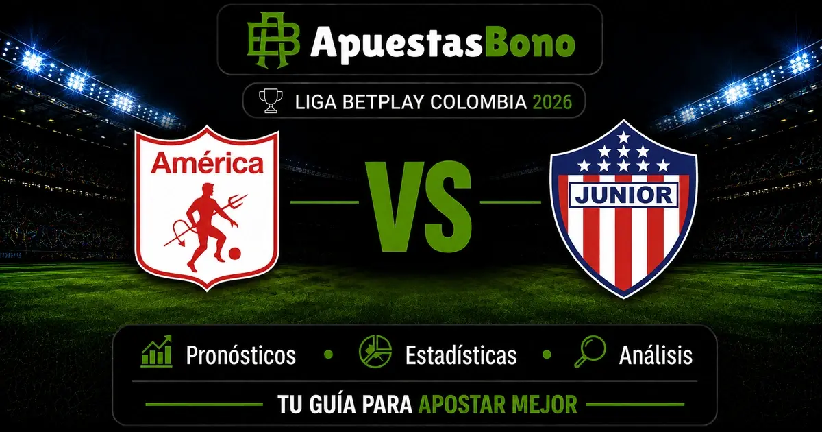 Predicción América de Cali contra Junior por la Liga BetPlay 2026