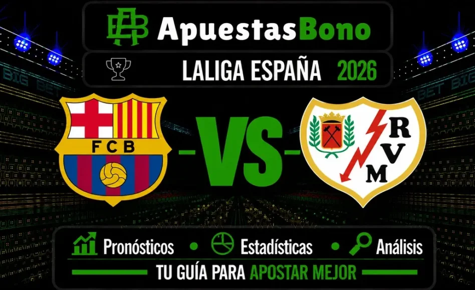 Predicción y análisis de Barcelona contra Rayo Vallecano -LaLiga- 31 de Agosto de 2026 (21:30 horas)