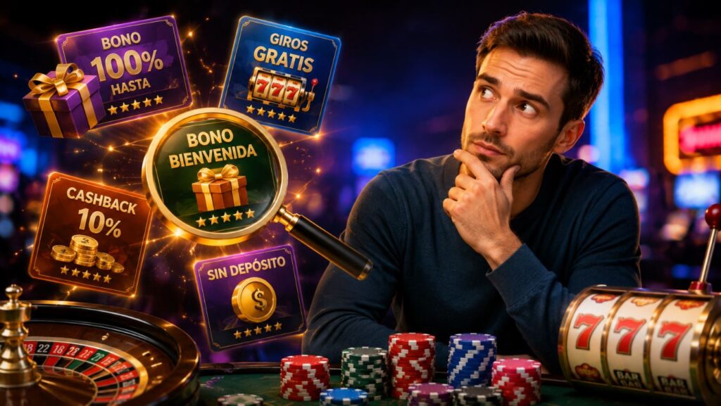 Bonos de bienvenida casino Colombia, comparación de ofertas y promociones para nuevos jugadores de casino online