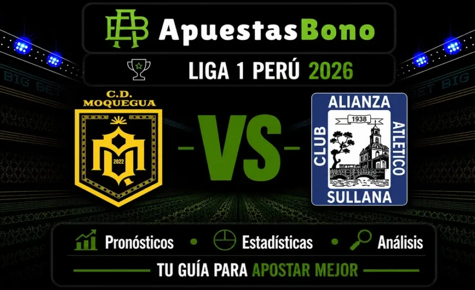 Predicción y análisis de Deportivo Moquegua contra Alianza Atlético -Liga 1 Perú- 30 de Agosto de 2026 (11:00 horas)