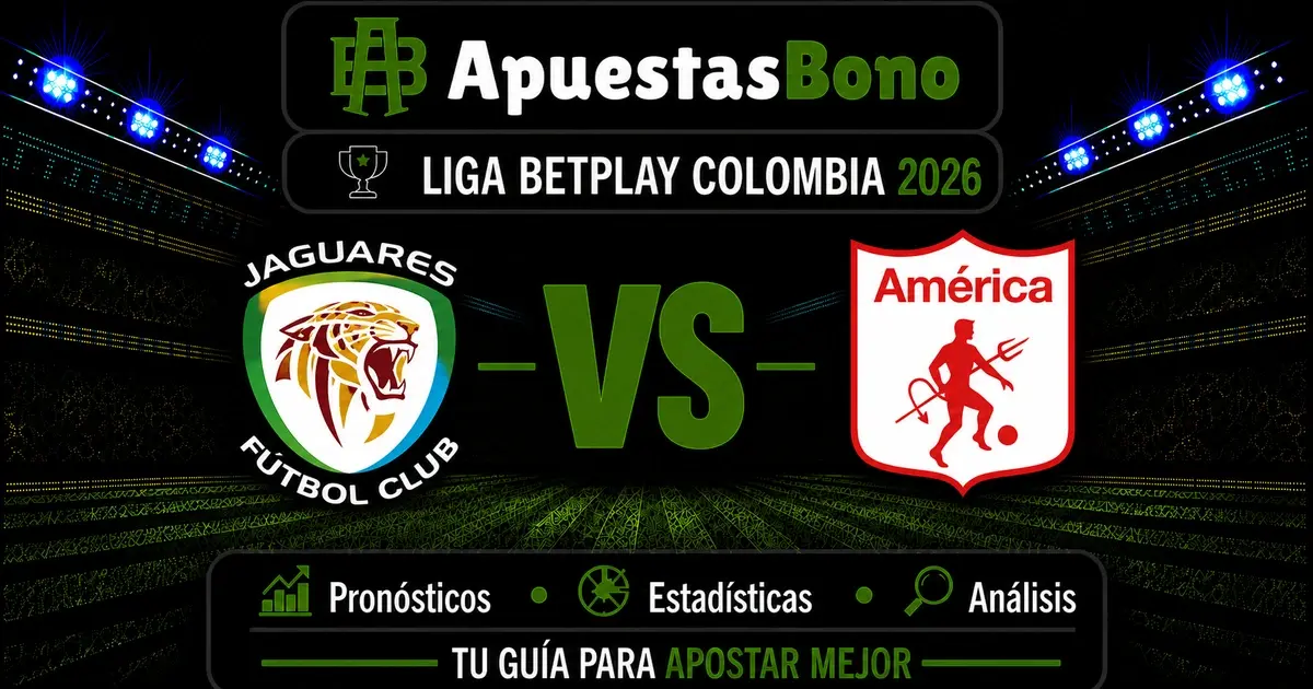 Predicción Jaguares de Córdoba contra América de Cali