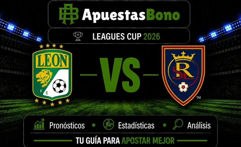 Predicción y análisis de León contra Real Salt Lake -Torneo Leagues Cup. Cuartos de Final- 25 de Agosto (20:30 hora local)