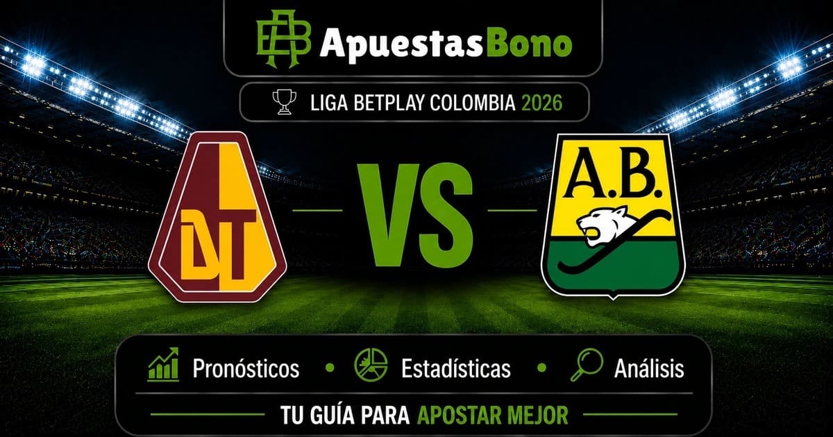 Predicción Tolima contra Bucaramanga por la Liga BetPlay 2026