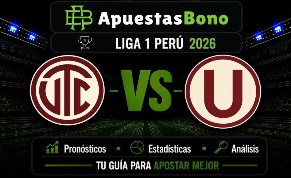 Predicción y análisis de UTC Cajamarca contra Universitario -Liga 1 Perú- 29 de Agosto de 2026 (15:30 horas)