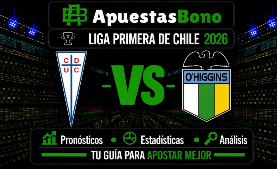 Predicción y análisis de Universidad Católica contra O’Higgins – Liga de Primera 2026 – 31 de agosto (20:45 horas)