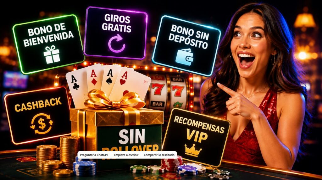 Bonos de casino sin rollover en Colombia con promociones y giros gratis-