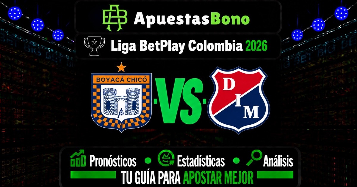 Predicción Boyacá Chicó contra Independiente Medellín por la Liga BetPlay 2026